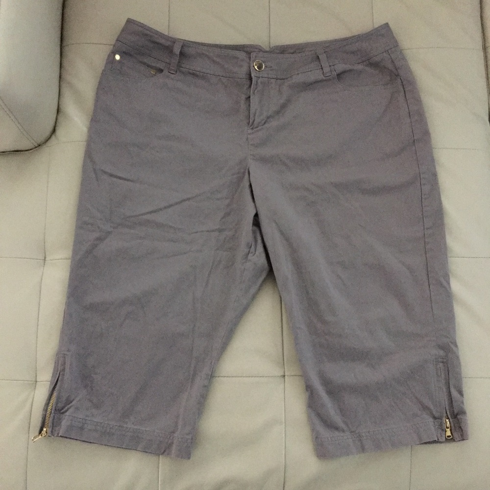 Pedal pants - like New Gray Lane Bryant  size 20W